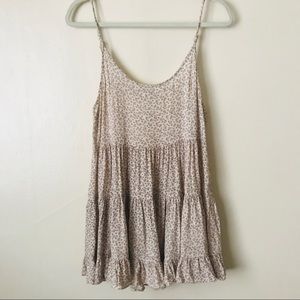 Backless floral mini dress by Tea & Cup